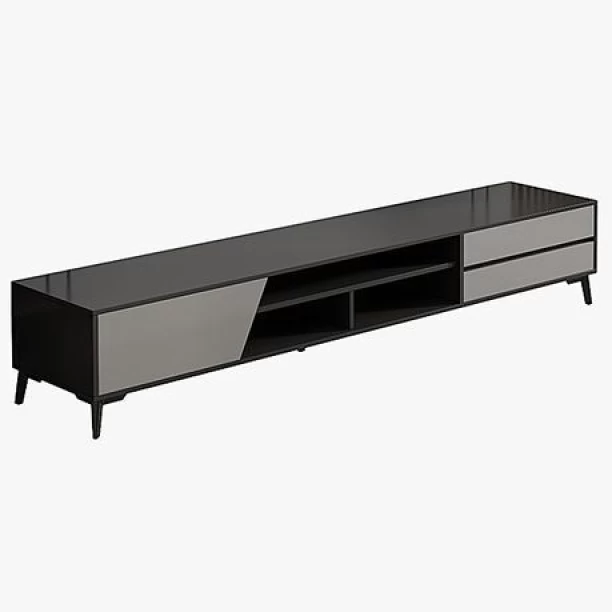 Innolife Modern TV Stand Cabinet - Sleek and Functional Storage Solution Engineered Wood TV Entertainment Unit