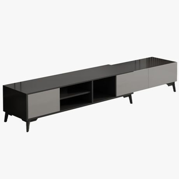 Innolife Assembled TV Stand - Elegant Modern Adjustable Cabinet - 1700 - 2200mm Engineered Wood TV Entertainment Unit