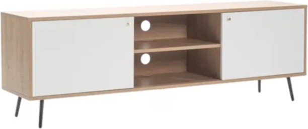 Decorum & Co Elna TV Stand Solid Wood TV Entertainment Unit