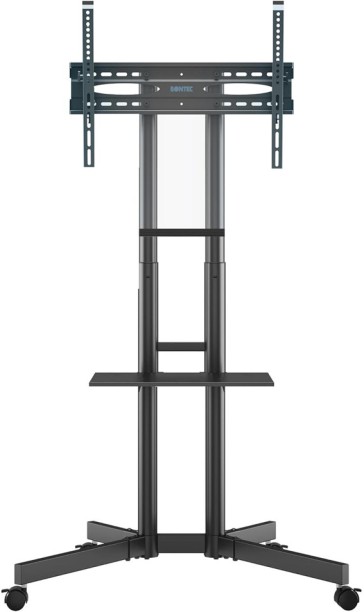 Bontec Mobile TV Trolley Wheel Shelf Stand 32-85'' Height adjustable 60Kg Full Motion TV Mount