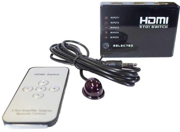 Parrot Products (Pty) Ltd 5-Port HDMI Switch Tv out cable for TV