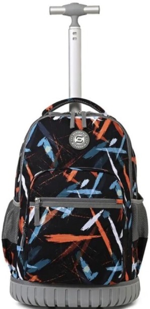 PSM 23 Trading PS0048 Double-side Orange Polyester, Rubber Motorbike Saddlebag