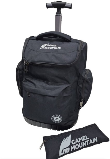 PSM 23 Trading PS0041 Double-side Black Polyester, Rubber Motorbike Saddlebag