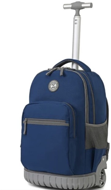 PSM 23 Trading PS0046 Double-side Blue Polyester, Rubber Motorbike Saddlebag