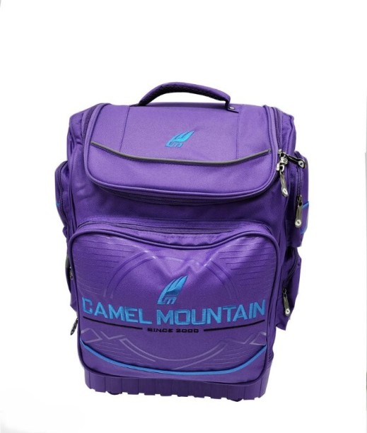 PSM 23 Trading PS0033 Double-side Purple Cotton, Rubber Motorbike Saddlebag