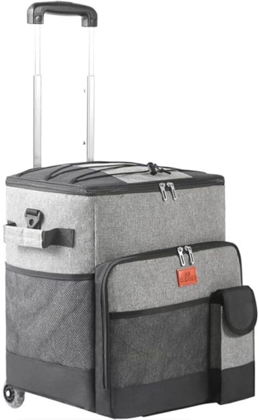 PSM 23 Trading PS0064 One-side Grey Aluminium, Cotton Motorbike Saddlebag