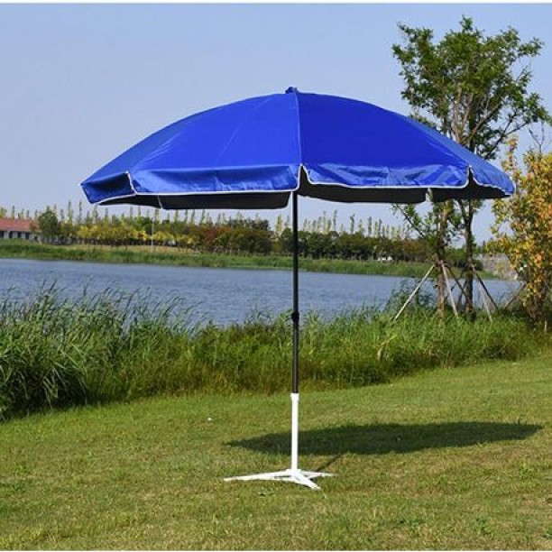 SA TRADE 2.4m Height Adjustable Outdoor Umbrella for Patio, Beach, and Pool Umbrella