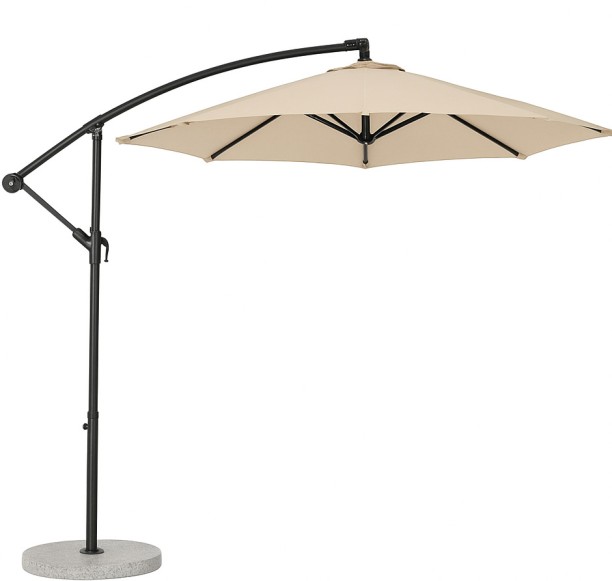 Parasols 12 kg Capacity Marble Parasol Cantilever Hanging Patio Umbrella Umbrella Base Round