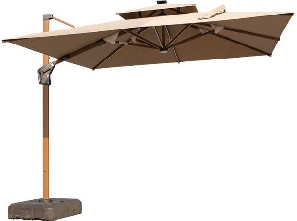 Livitii 10 kg Capacity Aluminium Cantilever Umbrella Umbrella Base Square