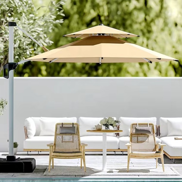 Anna Felix 40 kg Capacity Aluminium 1000001000069 Umbrella Base Round