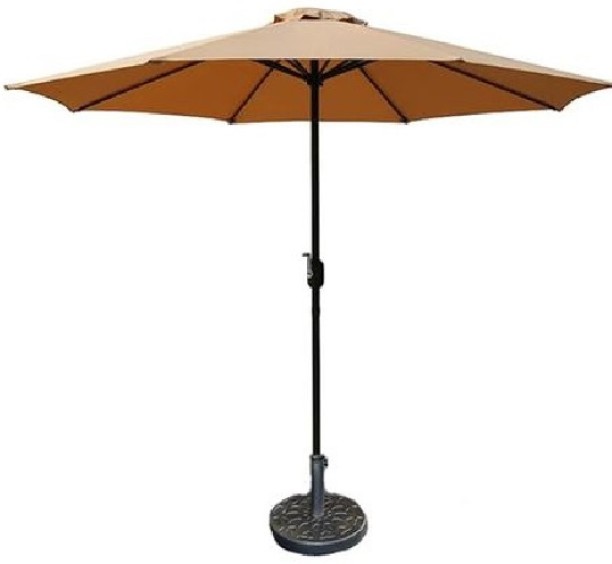 joburgdeals 145 g Capacity Plastic Patio Umbrella for Garden Beach Pool Sun Protection Umbrella Base Hexagonal