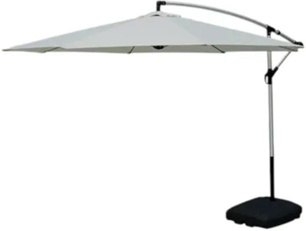 Mfurn Aluminium Cantilever Patio Umbrella With Base 3M Umbrella