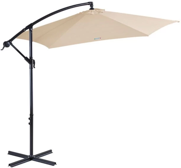 Generic Beige Patio Outdoor Cantilever Umbrella Umbrella