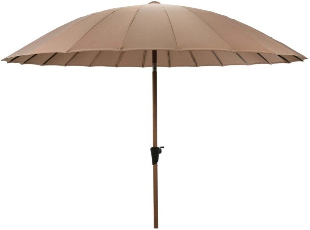Excellent Houseware EH SHANGHAI UMBRELLA TAUPE Umbrella