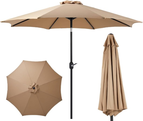 Generic Beige Garden & Beach Umbrella Umbrella
