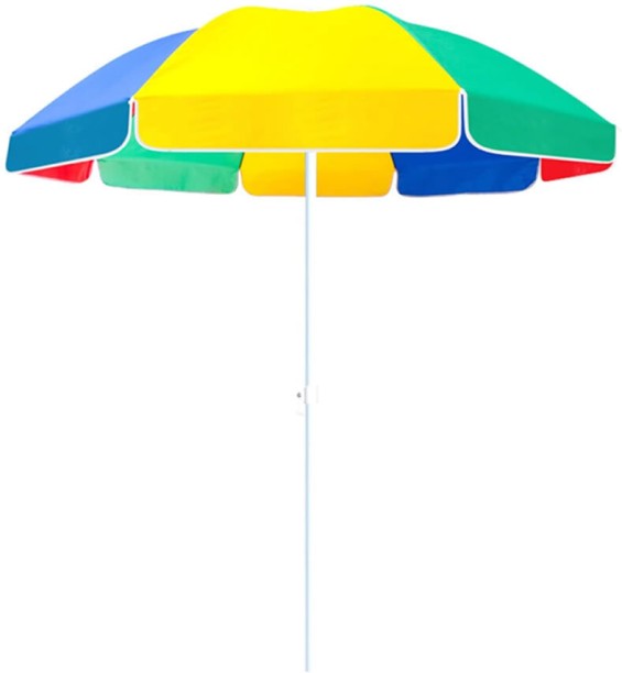 Generic 2m Multi-Color Multi-Functional Outdoor Round Tilting Sunshade Umbrella Umbrella