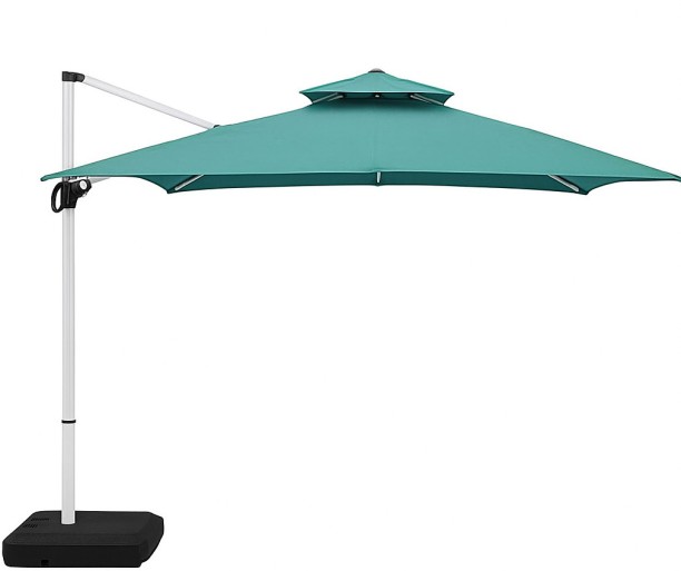 Generic 3m Round Patio Umbrella – Side Sun Cantilever with Base Umbrella