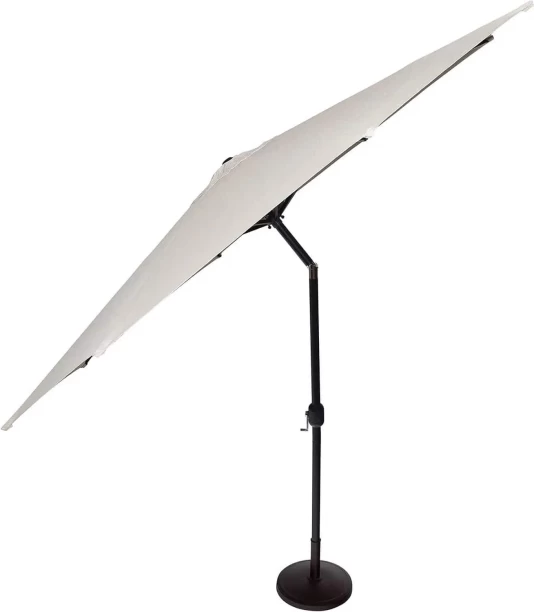 Perfect Dealz Outdoor Table Umbrella with Push Button Tilt and Crank Umbrella