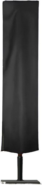 Herqona Patio Umbrella Protective Cover for Outdoor with Rod- Black Umbrella