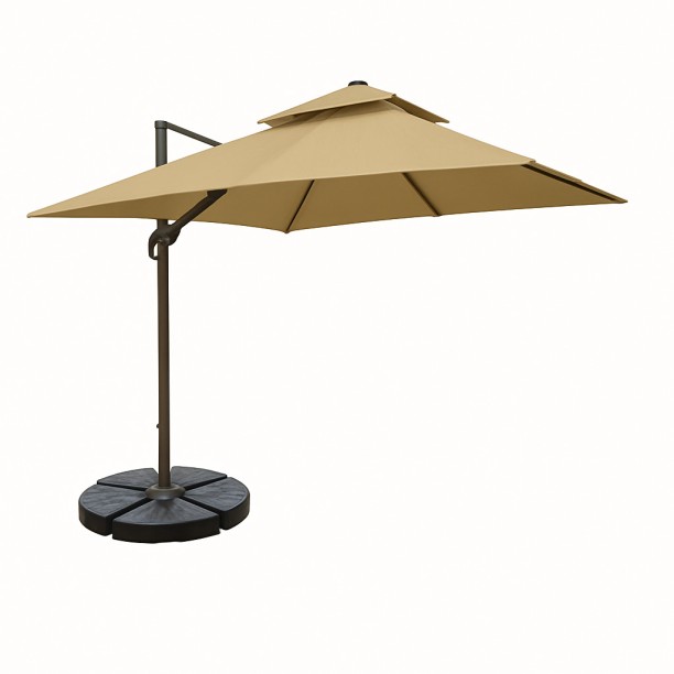 Generic Hanging Patio Umbrella – Offset, Crank, Weatherproof Umbrella
