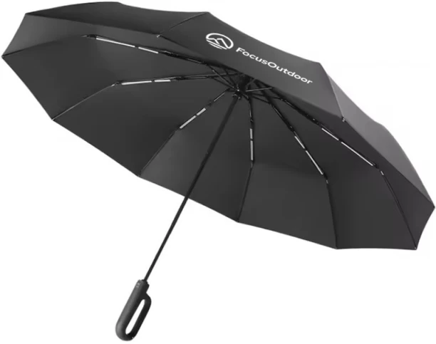 FocusOutdoor Windproof Automatic Oversized Golf Folding UV Umbrella 138cm Umbrella