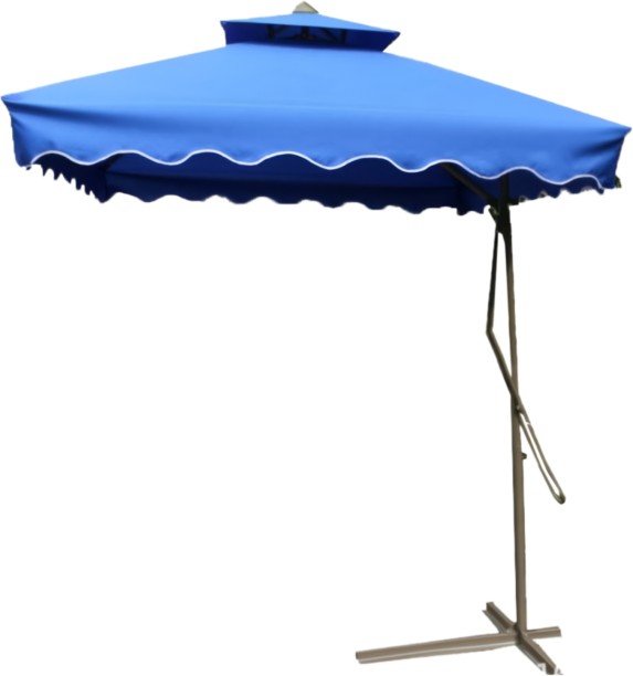 Generic Outdoor Banana Umbrella for Balcony, Terrace, Garden, and Beach with Crank Umbrella