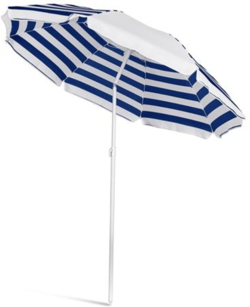Tanereef Stripe Beach Umbrella - Black Umbrella