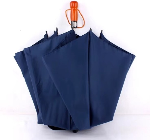 Generic 28 Inches Windproof Compact Large Foldable Custom Wooden Handle Umbrella