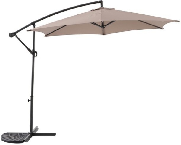 Charms Patio Cantilever Umbrella Light Brown 3 m without base only Umbrella