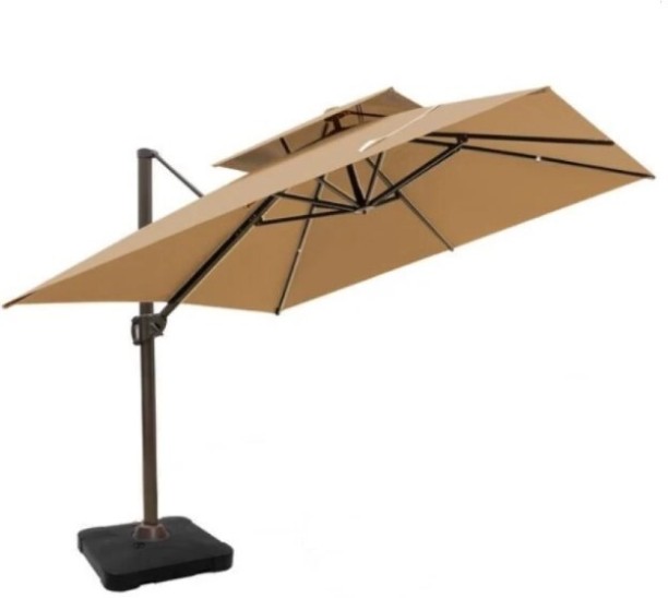 Durable Outdoor Rectangle Umbrella Large Offset Umbrella Umbrella