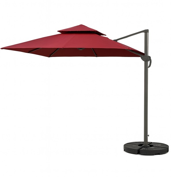 Generic Hanging Patio Umbrella – Offset, Crank, Weatherproof Umbrella