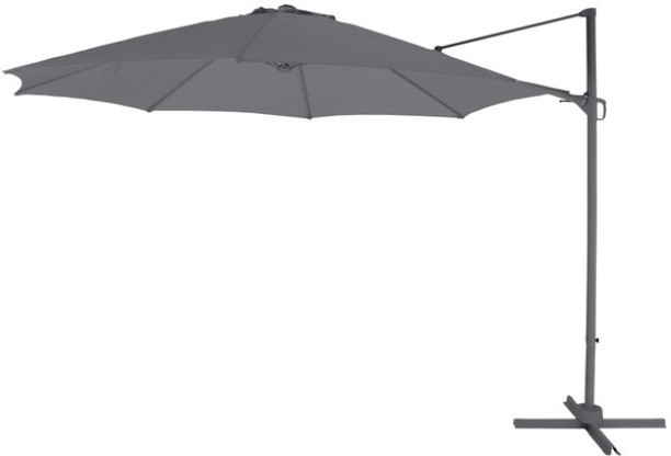 Generic Mallorca Overhanging Parasol Grey 3500 mm Umbrella