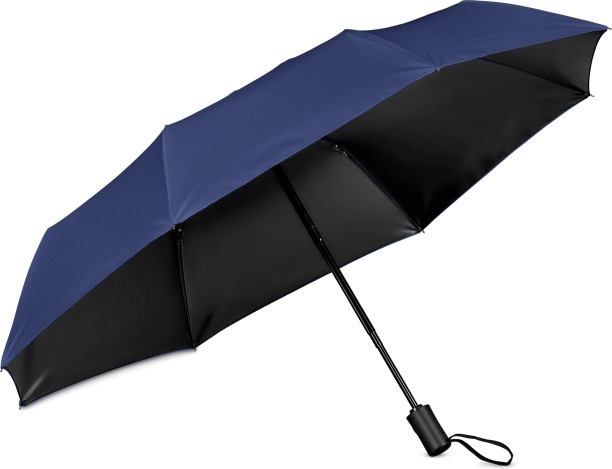 Serendipio -Navy - Sleet Auto-Open Compact Umbrella