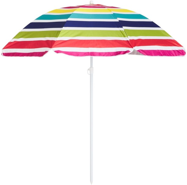 Republic Umbrella Bright Stripe Beach Umbrella Umbrella