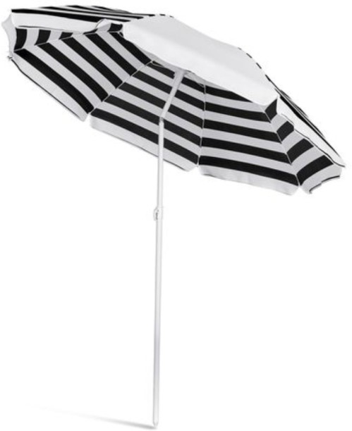 Tanereef Stripe Beach Umbrella - Black Umbrella