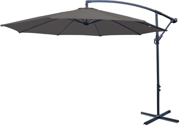 Fine Living Ibiza Cantilever Umbrella - Grey Umbrella