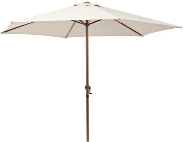 Dia Polar and Brown Hexagon With No Base Umbrella