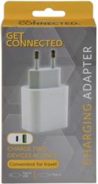 Get Connected 004-079109-AC Adaptive Charging 0.2 A Multiport Mobile Charger