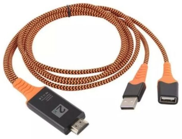 SE W-01 Adaptive Charging 2.1 A Multiport Mobile Charger with Detachable Cable