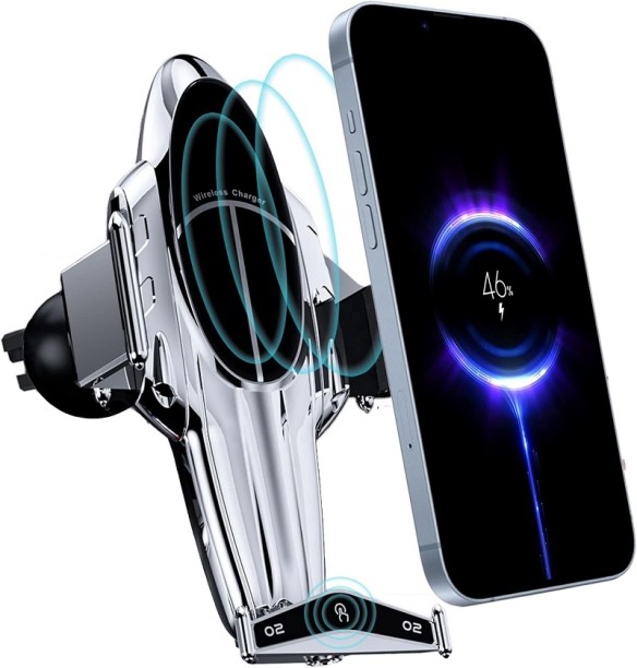 Wolulu AS-50906 Vehicle Wireless Multifunctional Airplane Shape Phone Charger 15W 2.4 A Mobile Charger