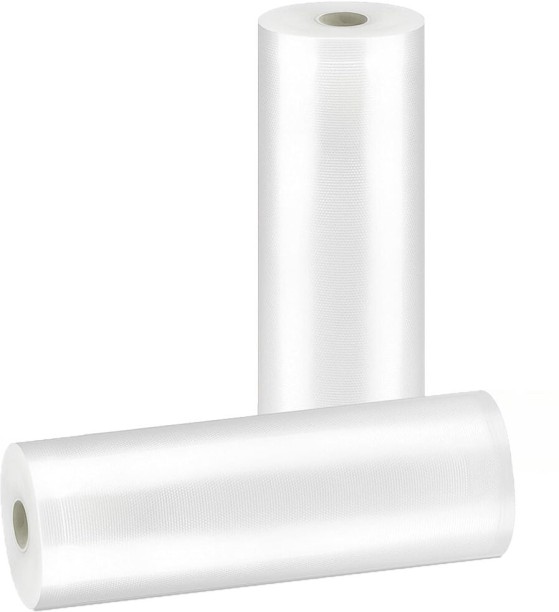 Gogooda 2 Pack Vacuum Sealer Bags 20cm x 5m Manual Vacuum Bag Sealer