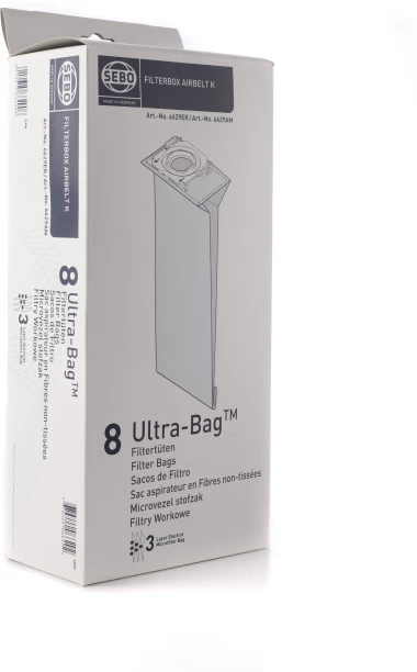 SEBO 6629 Airbelt K Ultra Bags Disposable Vacuum Cleaner Bag