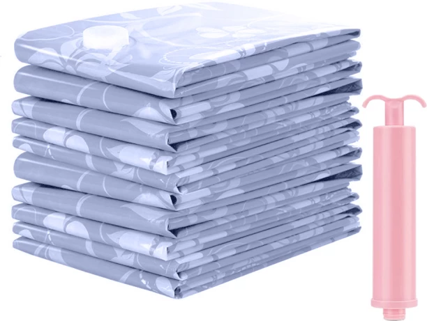 ALANES 7 Pieces/Set Space Saver Vacuum Storage Bags For Clothes Quilts Shelf Organizers