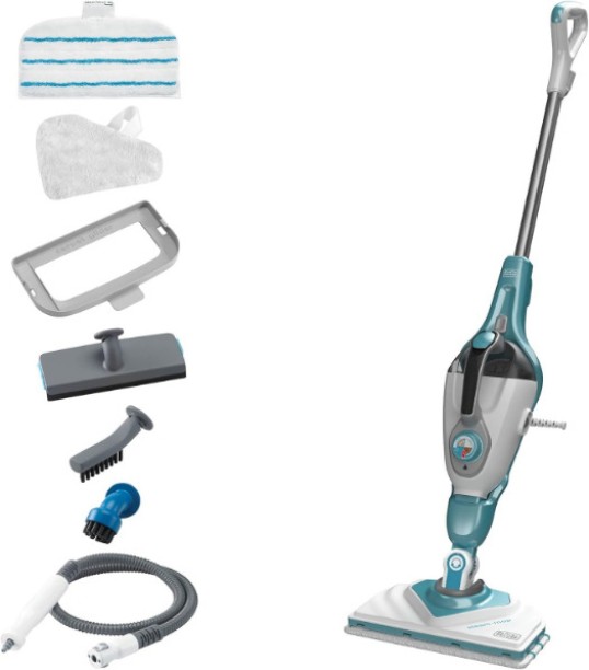 Black and Decker BHSM168U-QS 1600W Multifunction Steam Mop With 7 Accessories Steam Mops