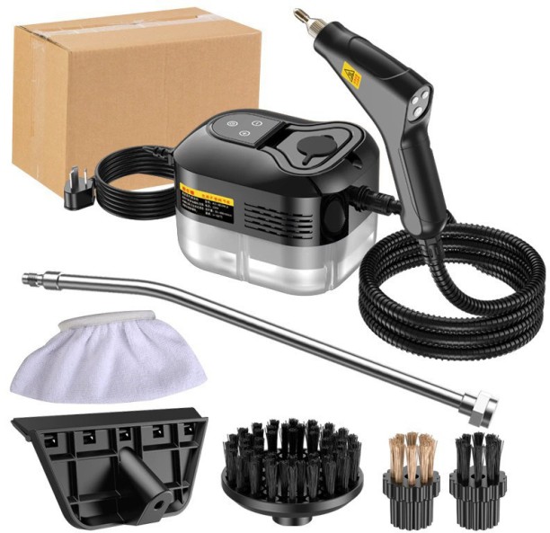 LocateLuxe Handheld Steam Cleaner for Home & Car MULTI-STEAM SETTINGS WITH 15S FAST HEAT-UP, 250 F DEEP CLEANING FOR KITCHEN/BATHROOM/FLOORS Extraction Cleaner