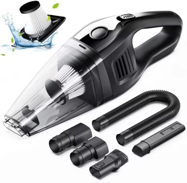 Fantasy Town Car Vacuum Cleaner Wireless 6000PA Large Suction Handheld Portable Household Small Vacuum Cleaner 80W High Power (WiFi Connectivity) Cordless Vacuum Cleaner