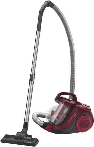 Rowenta Swift Power Cyclonic Bagless Vacuum Cleaner Dark Red with 2 Accessories Cordless Vacuum Cleaner
