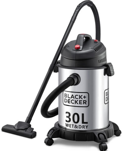 Black & Decker 1610W 30L Drum Wet & Dry Vacuum Cleaner