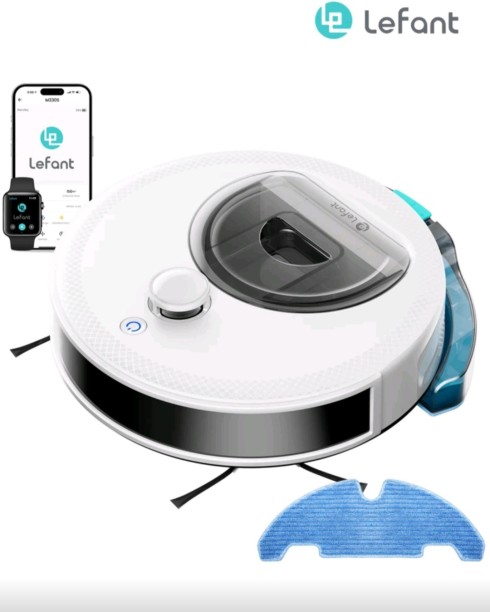 Lefant M330s Robot vacuum with mop (WiFi Connectivity) Robotic Floor Cleaner