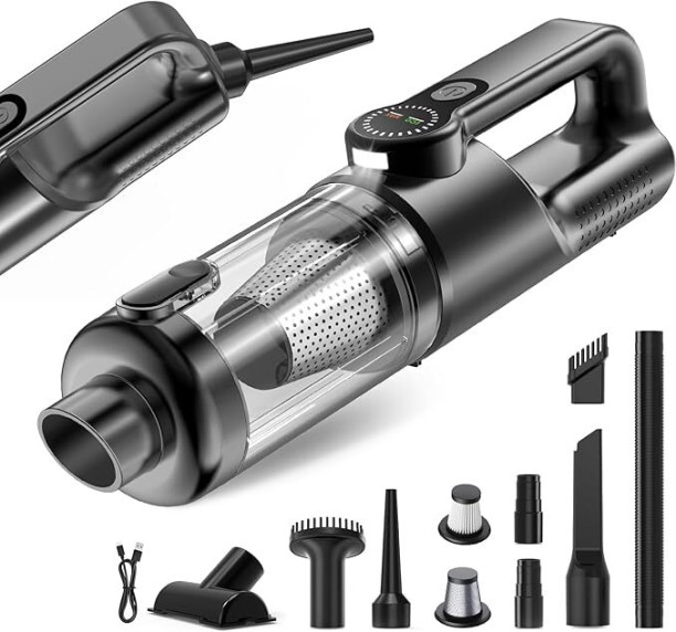 RAR Car Vacuum Cleaner -Powerful Suction. High-Performance. Compact & 12V Efficient - Effortlessly Cleans Every Gap And Groove In Your Car Interiol Car Vacuum Cleaner